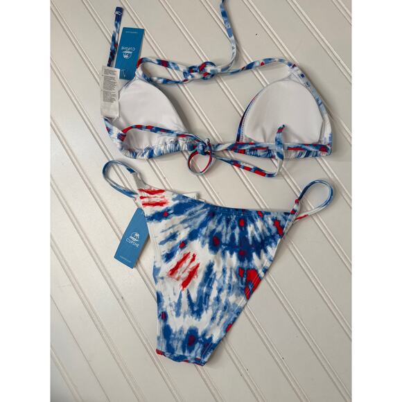 NWT Cupshe Two Piece Swimsuit Bikini Bralette Escaping Black Cheeky BUNDLE Sz S - Picture 7 of 7